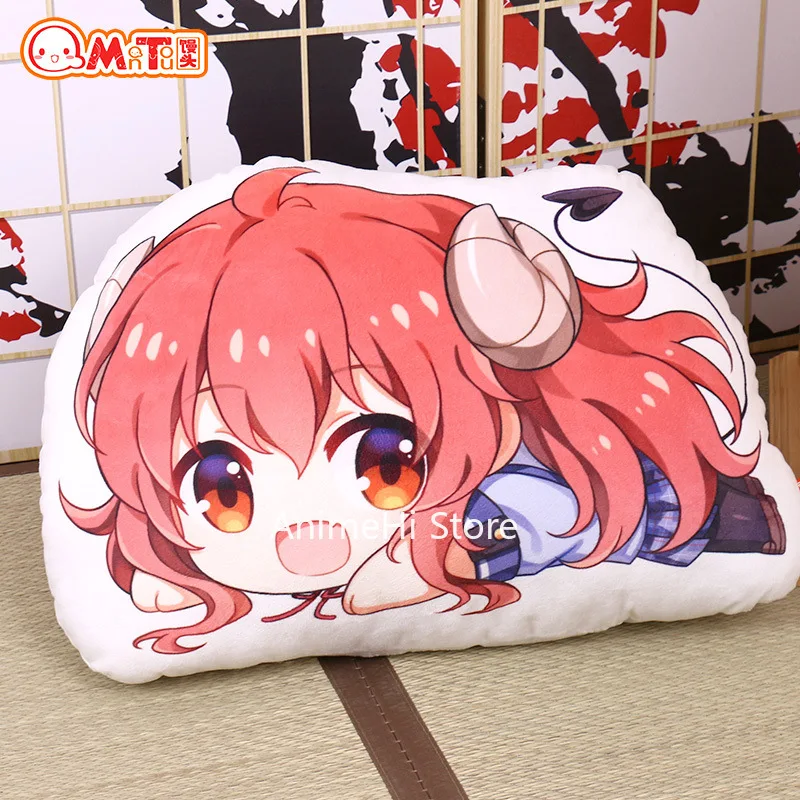 

The Demon Girl Next Door Figures pillow Yuko Yoshida stuffed plush doll toy double sided case 50cm for gift