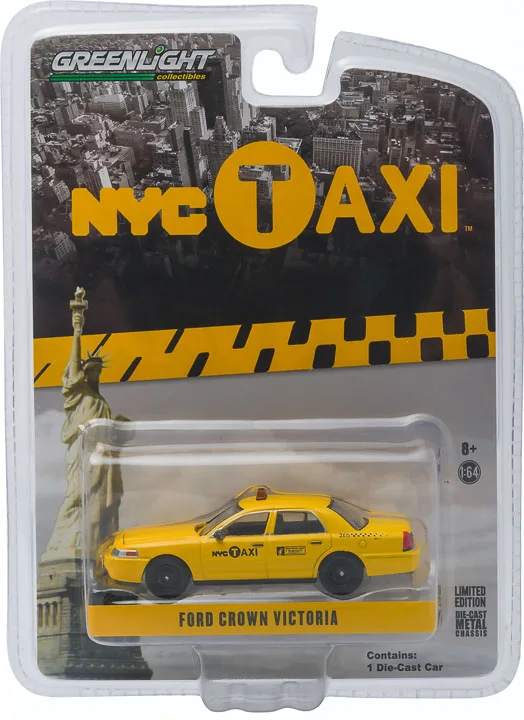 GreenLight 1:64 2011 Форд Корона Виктория NYC модель автомобиля из сплава металлические