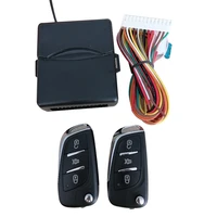universal car auto keyless entry system button start stop led keychain central kit door lock with remote control