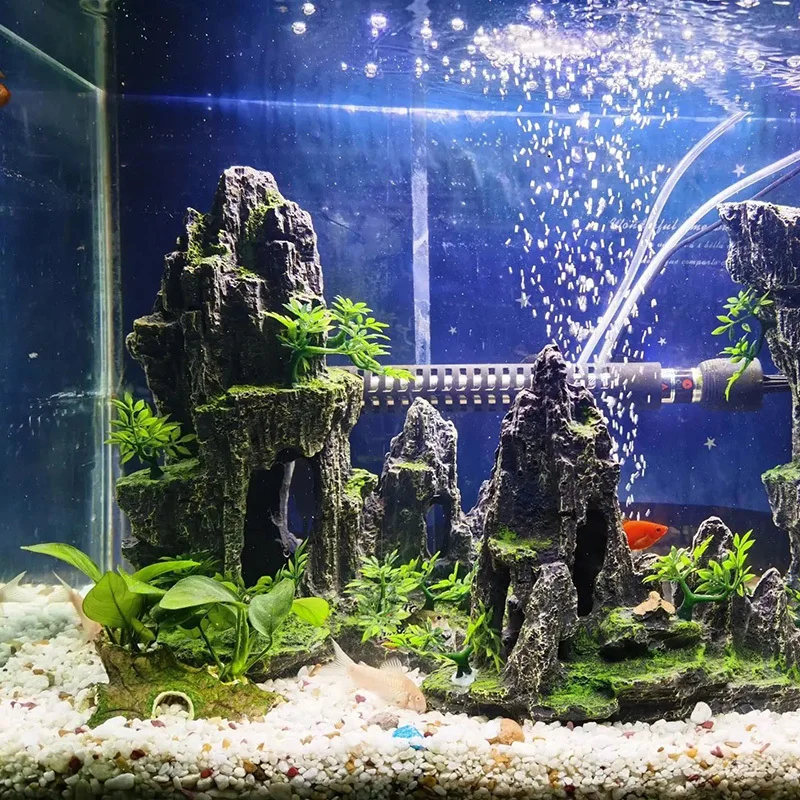 Украшение для аквариума из песчаника ландшафтное украшение укрытие рыб и