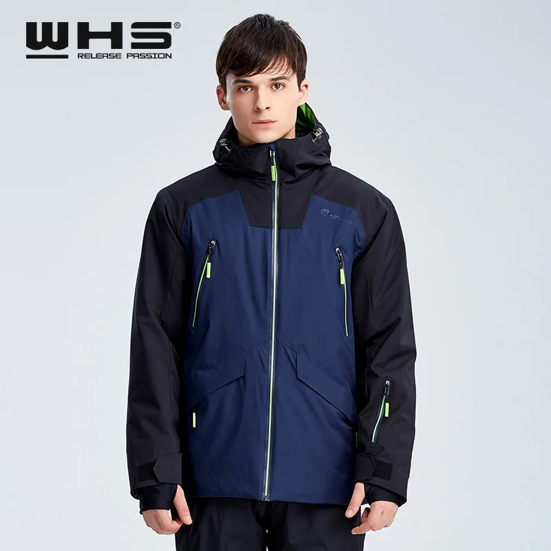 Whs мужские модные ветрозащитные водонепроницаемые уличные лыжные штаны