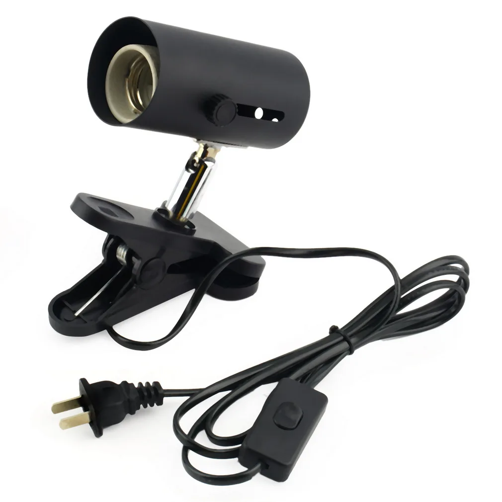 

black Aquarium Reptile Light Holder Clamp Ceramic Infrared Emitter Heat Lamp Stand Hot Search