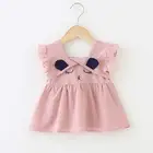 Детское платье с оборками Bear Leader, весенне-осеннее Повседневное платье принцессы, От 0 до 2 лет