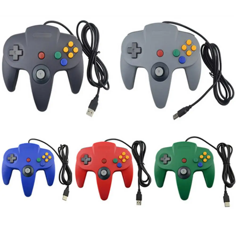 N64 Геймпад контроллер джойстик USB интерфейс PC компьютерная игровая ручка для Windows7