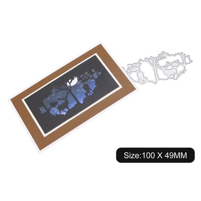 Металлические Вырубные штампы с изображением леса|Вырубные штампы| |