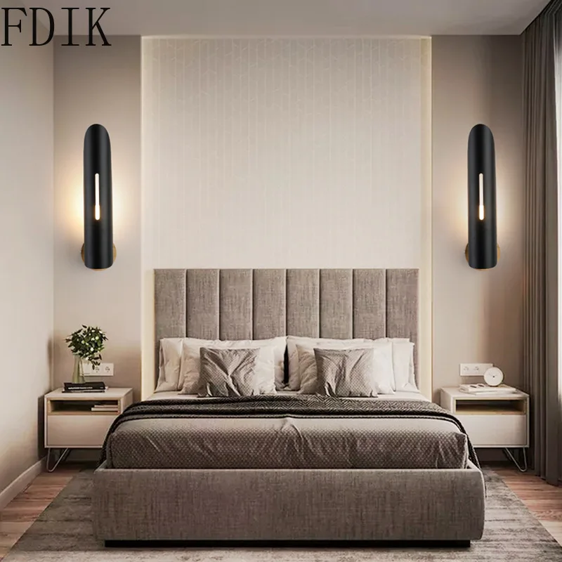 Современная промышленная настенная ретро-лампа железная прикроватная лампа