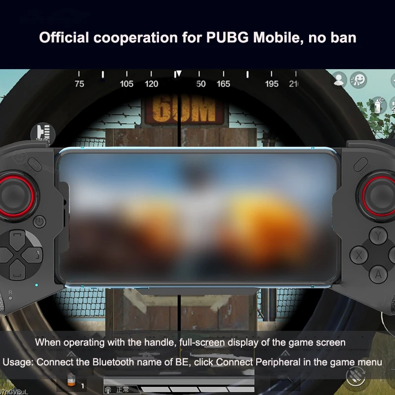 Телескопический игровой контроллер Mocute 060 для телефона с Bluetooth беспроводной