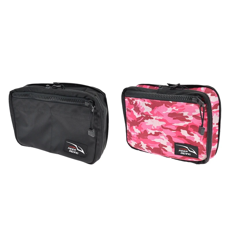 

KEEP DIVING Diving Side Storage Bag Scuba Pocket Side Mount Waterproof Pouch Bag Swimming Water Sports Bag Dive