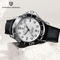 pagani design 007 automatic watch for men ceramic bezel nh35 men mechanical wristwatches 316l stainless steel waterproof luxury