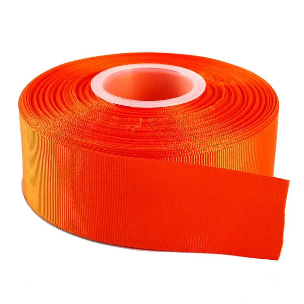 ORANGE На выбор(5 ярдов/партия) 6/10/15/20/25/40 мм 6-4 см является допустимой 1-1/" корсажная лента подарочной упаковке, рождественские украшения ленты - Цвет: ORANGE