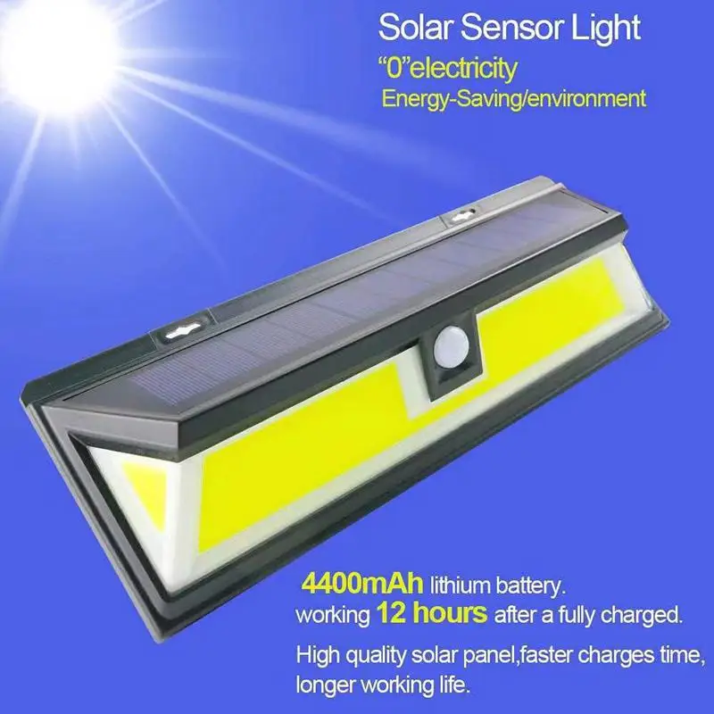 

LED Solar Light Outdoor Solar Lamps PIR Motion Sensor Wall Light Waterproof Solar Powered Sunlight For Garden Decoration lights
