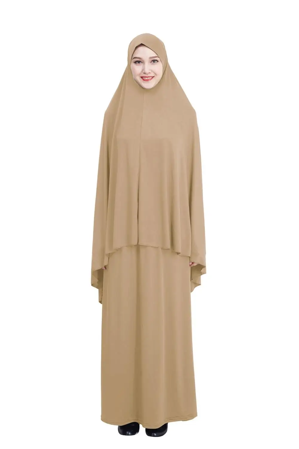 Женский молитвенный комплект одежды мусульманская абайя цзилбаб длинное платье