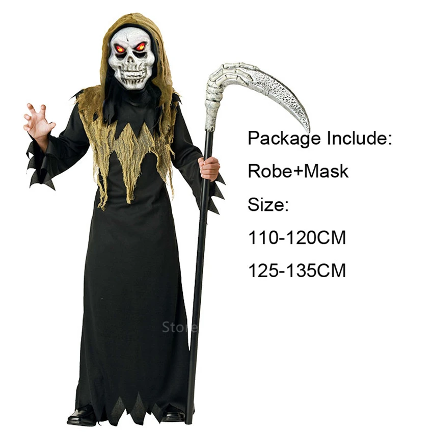 Devil Skleton/маскарадный костюм на Хэллоуин для мальчиков Карнавальные вечерние