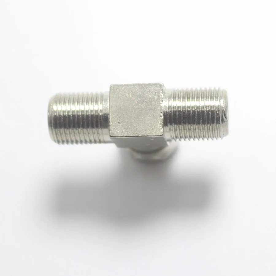 2 шт. в 1 F головка ТВ Штекер гнездо разъем для замкнутого контура прямоугольный