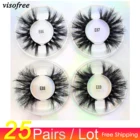 Ресницы норковые объемные, 25 парлот, 25 мм