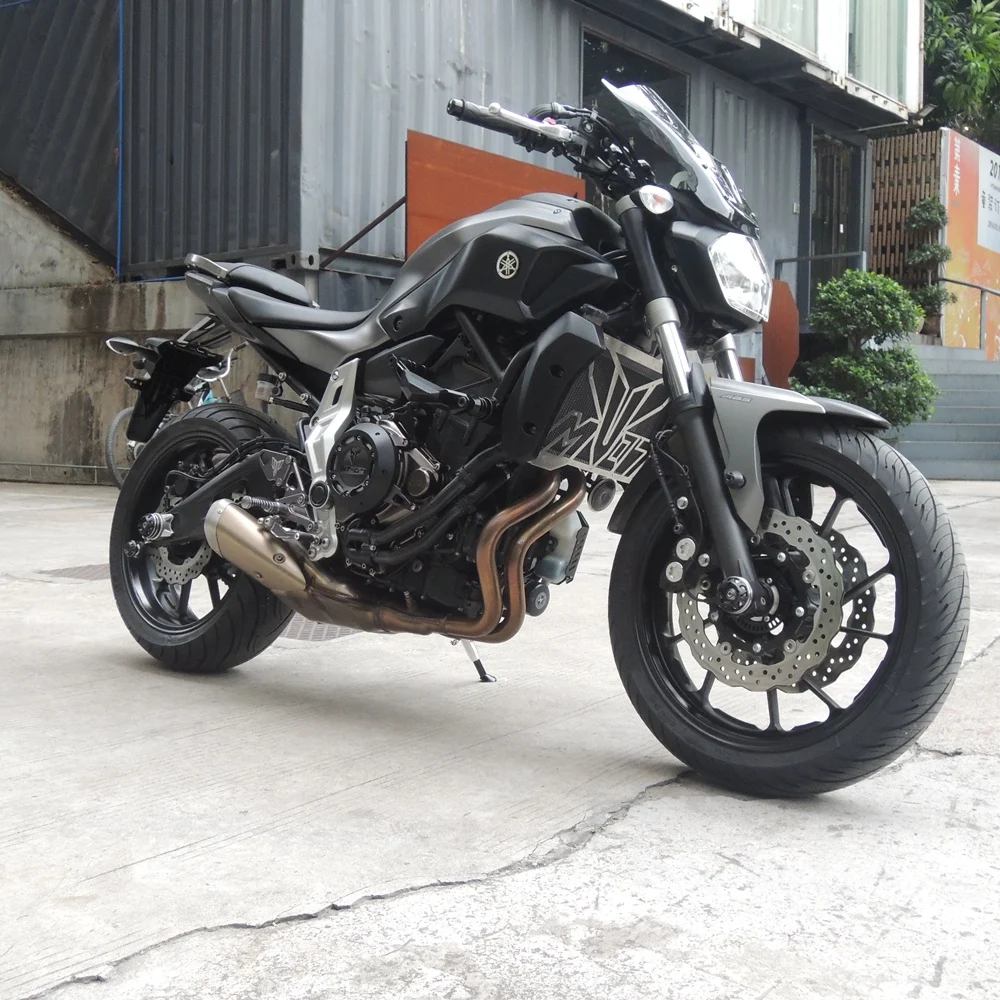 Ветровое стекло с монтажным кронштейном для YAMAHA MT07 MT 07 2014 2015 2016 FZ-07 FZ07 FZ ветровые