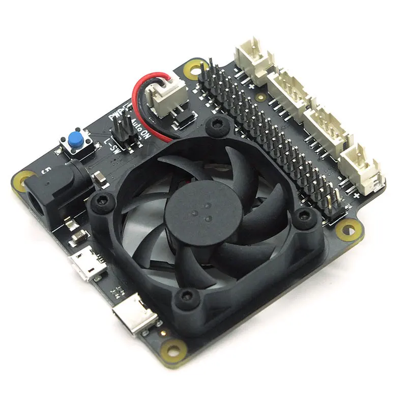 Плата расширения Raspberry Pi 4B + X856 V1.0 mSATA SSD умная плата mgmt X735 с автоматическим