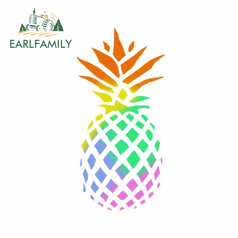 

EARLFAMILY 13 см x 6,4 см для красочных ананасовых окон