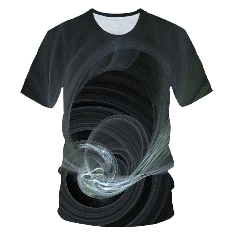 Летняя красочная крутая 3D футболка для мальчиков и девочек детская с принтом