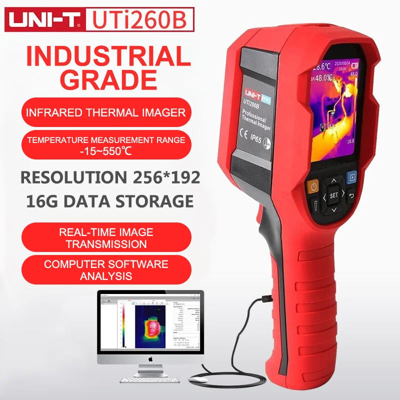 UNI-T UTi260B Infrared Thermal Imager Industrial Imaging HD Camera -15~550°C Handheld USB Geothermal Detector | Инструменты