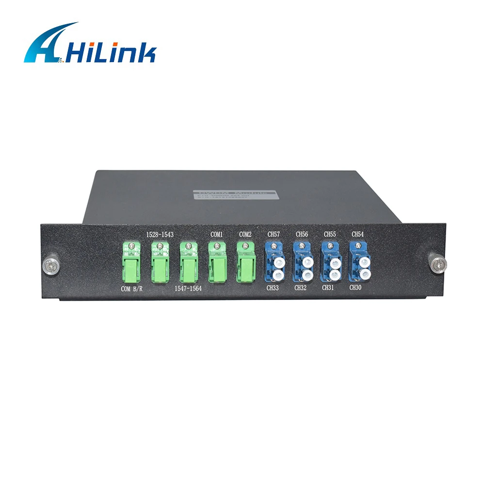 Hilink оптическое WDM оборудование DWDM MUX/DEMUX 2X4CH двойное волокно LGX Тип |
