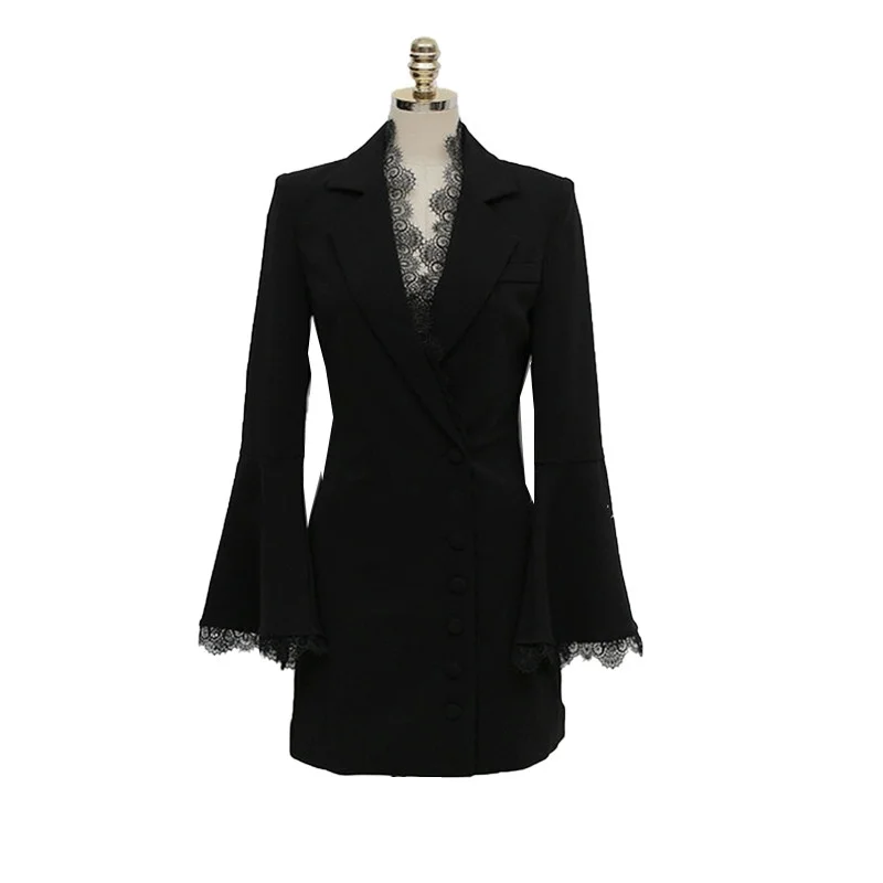 

Suit Jaet Women's middle long 2020 spring and autumn new slim Korean commuter leisure professional suit fashion