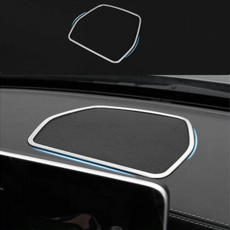 Нержавеющая средняя панель динамик крышка Накладка для Mercedes Benz C Class W205 2015-2017 &amp GLC