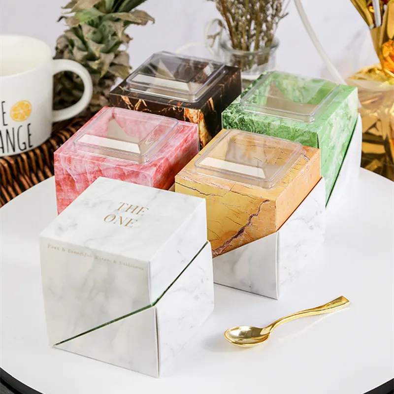 10 шт. высокое качество мусс маленькая квадратная коробочка свадьба день рождения