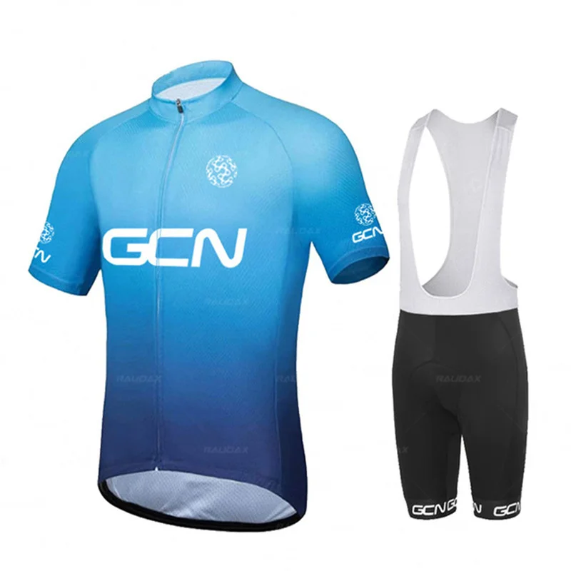 

2022 Men's Summer GCN Team Cycling Jersey Short Jersey Ropa Ciclismo Hombre Ciclismo Cycling Clothes Set Bike Wear 19D Gel Pad