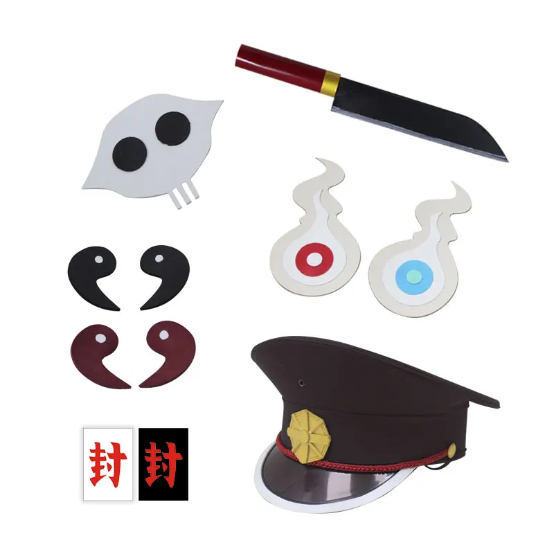 Временная татуировка на унитаз Jibaku Shounen Hanako Kun Hat Knife Tsuchigomori реквизит для косплея