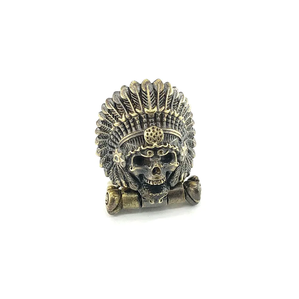 1 Набор бусы на веревочке DIY подвесная Пряжка для ремней ножа Paracord латунные