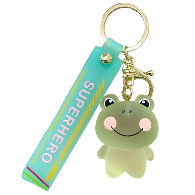 fashion cartoon keychain bulldog rabbit resin pendant for women bag car keyring mobile phone fine jewelry accessories girl gift free global shipping