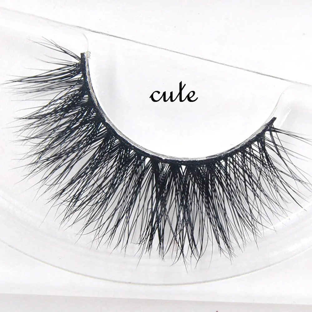 3D норковые ресницы натуральные длинные накладные полный охват верхние ручная