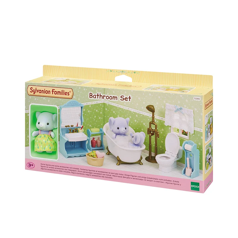 Sylvanian Family кукольный домик мебель сцена набор аксессуаров для ванной комнаты с