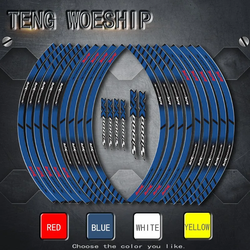 20X Для BMW S1000XR мотоцикл знак украшения наклейки внутренний обод отражающие