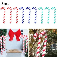 3pcs christmas inflatable candy canes balloons classic lightweight hanging decoration cane stick xmas party blow up toy 2022 new