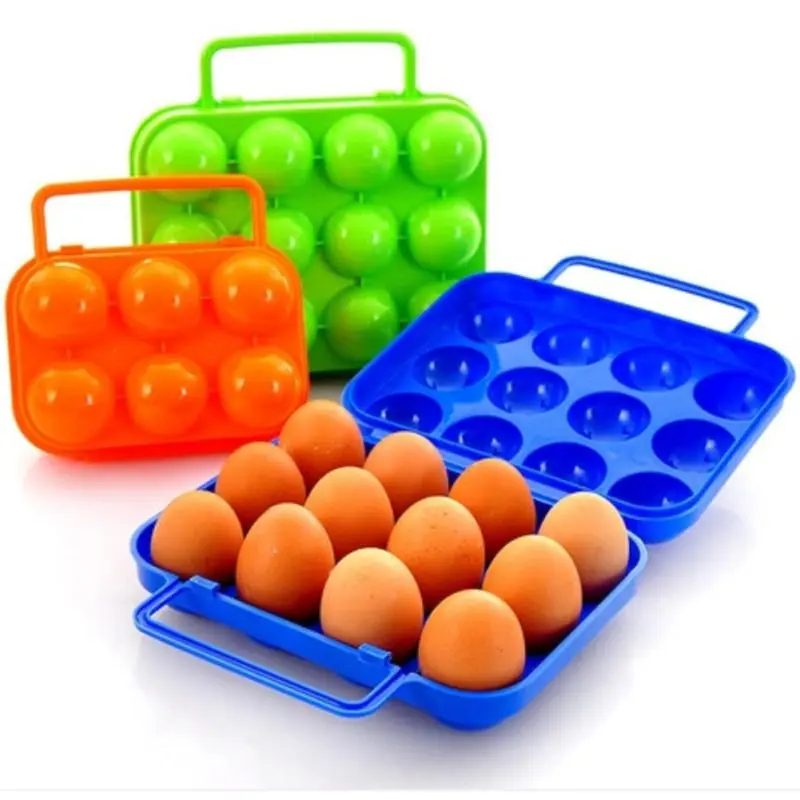 Портативная посуда для пикника барбекю яичная коробка контейнер яиц ящики
