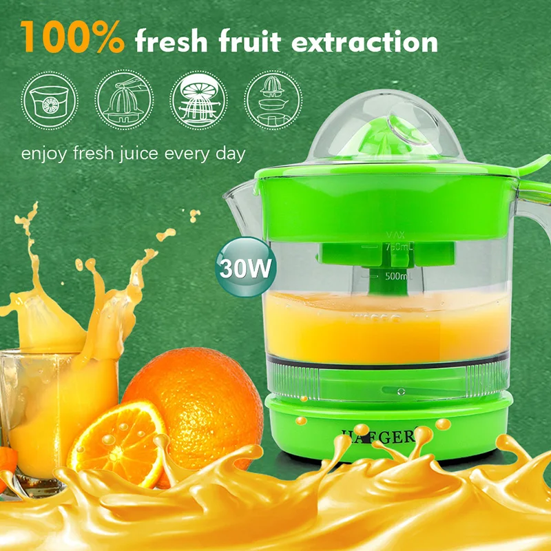 

Juicer Electric Lemon Orange Juice Machine Household Household Portable Electric Orange Juice Machine Orange Machine 30W 750mL