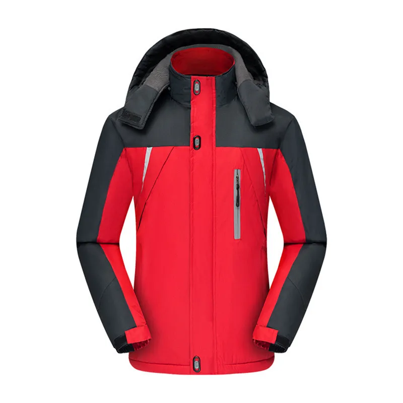 Парка мужская зимняя Ветровка Бархатная Толстая теплая ветрозащитная Меховая