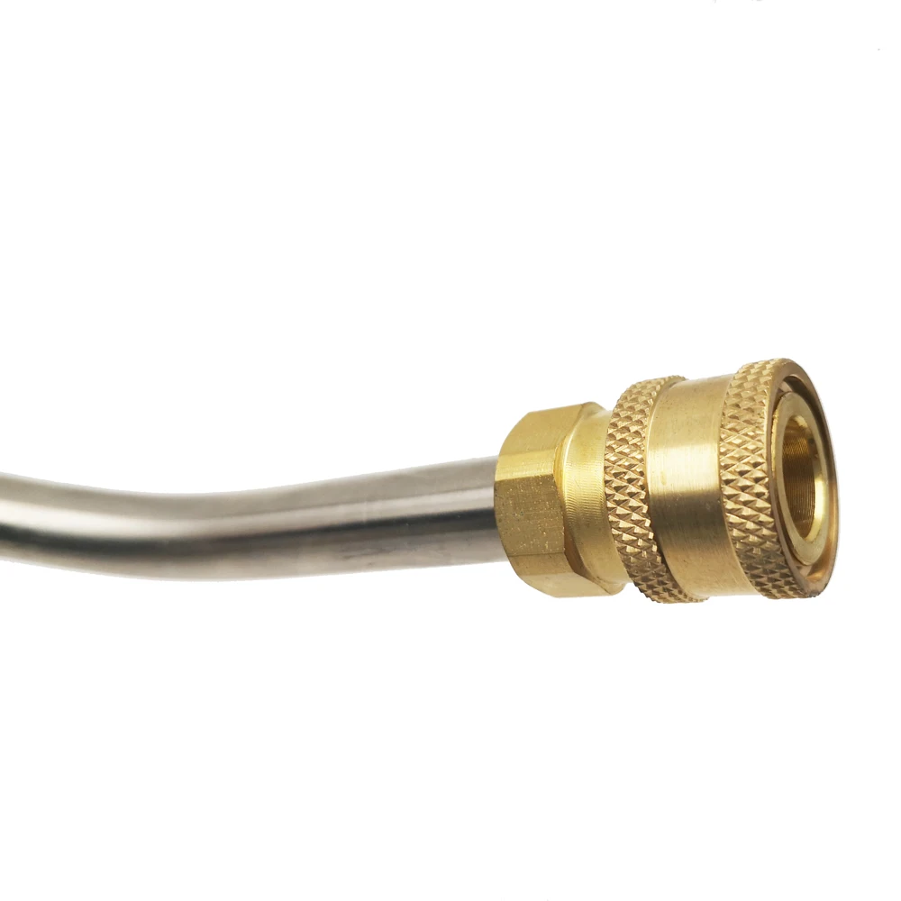

HNYRI Quick Release G1/4 inch Thread Nozzle Pressure Washer Gun Metal Jet Wand Lance Garden Washing Tools Cleaning Water Machine
