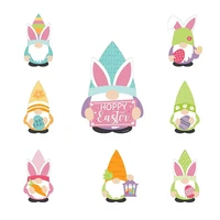 easter walkway decor outdoor party supplies eaeaster yard stake signs garden yard decor bunny elf easter yard signs