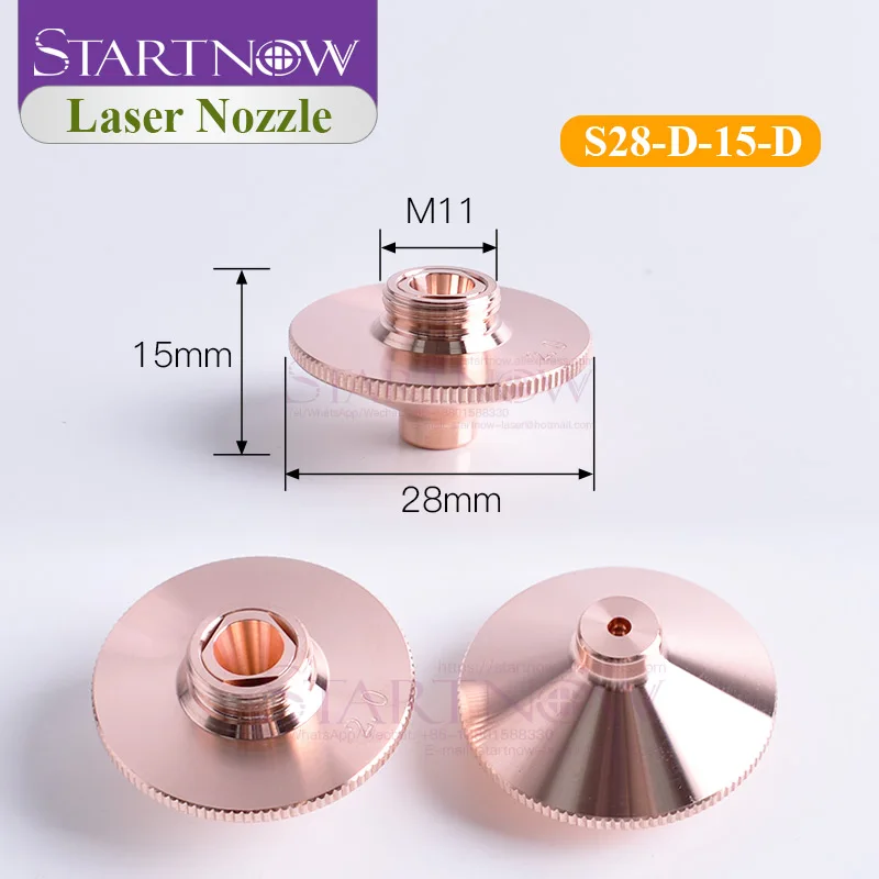 Startnow S28 D WSX волоконные лазерные сопла для Precitec HANS Head однослойный Калибр 1 0 2 5