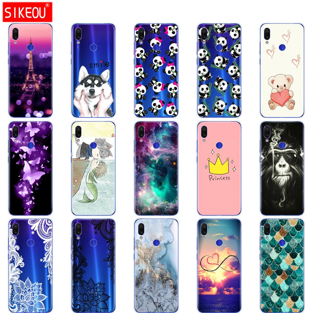 Силиконовый чехол для Xiaomi Redmi Note 7 мягкий из ТПУ 6 3 дюйма чехлы Note7|Бамперы| |