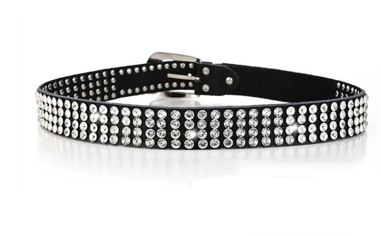 Ремни женские 2021 полные стразами, корсет из коровьей кожи, модный черный ремень кожи НОВЫЙ ЖЕНСКИЙ дешевый лучший продаваемый пояс.