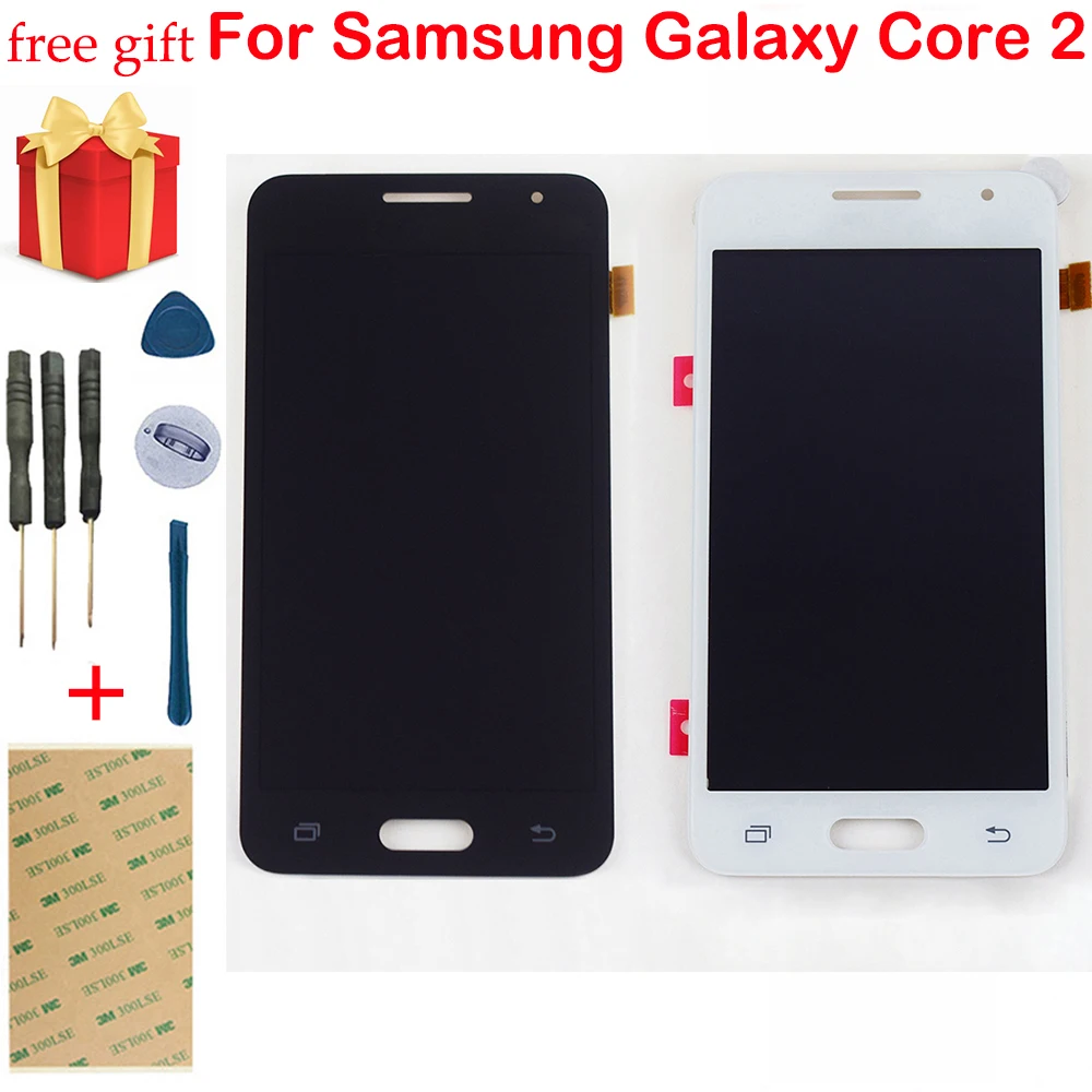 Для Samsung Galaxy Core 2 SM G355H G355 Duos полный сенсорный экран дигитайзер Сенсорное стекло +