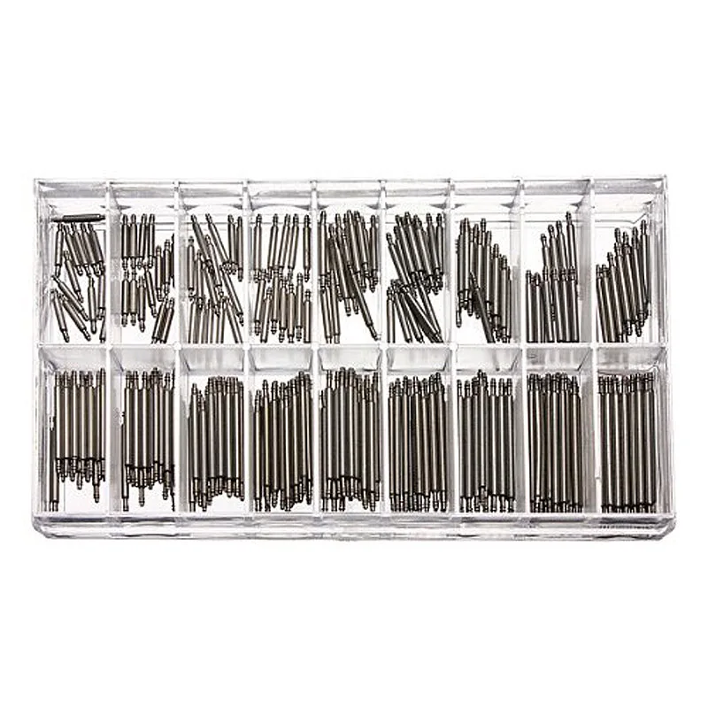 

360 Pcs Pins Used for Metal Watch Strap Links 8-25mm Repair Adjust Remover Removal Tool Watchmaker Set Kit SWD889