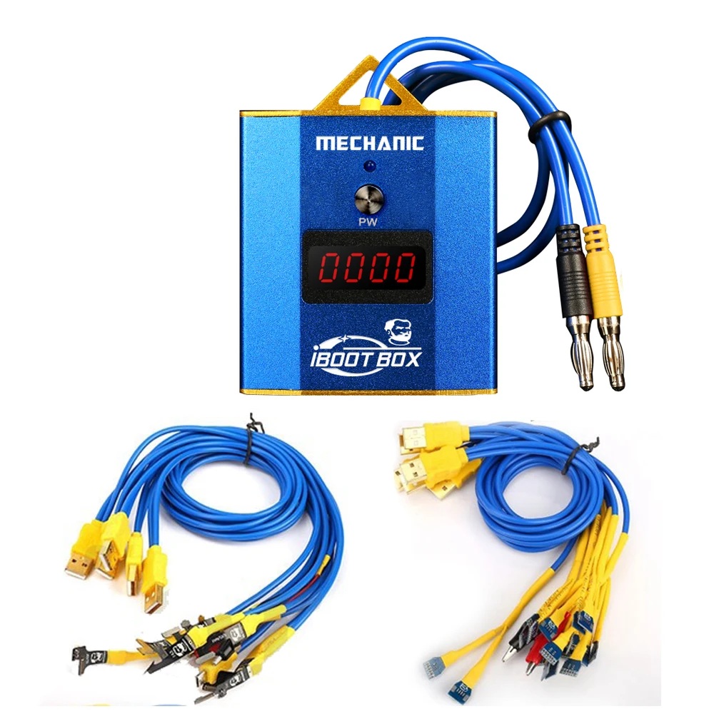 MECHANIC iBoot Box блок питания Тестовый Кабель для iPhone Android мобильный телефон Ремонт Boot
