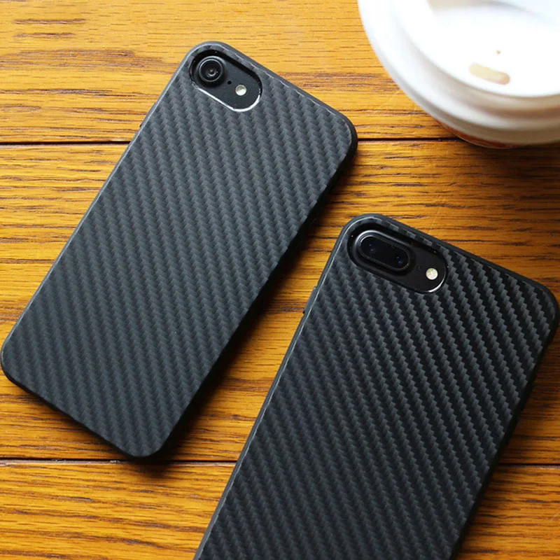 Чехол RAMEZY из экологичного углеродного волокна для iPhone 7 8 Plus 6 6S XS MAX Мягкий