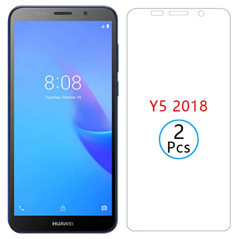 Защитное стекло для huawei y5 2018 протектор экрана закаленное на y 5 5y lite light prime 45 пленка