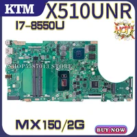 x510un for asus x510u x510unr x510uq x510ur x510urr s5100u laptop motherboard mainboard 100 test ok i7 8550u cpu mx1502g